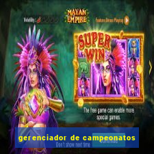 gerenciador de campeonatos